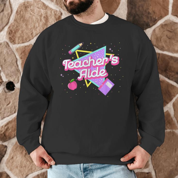 Cute Teacher's Aide Shirt 80's 90's Back To School For Men Women Men Graphic Sweatshirt, novelty gifts, funny gifts