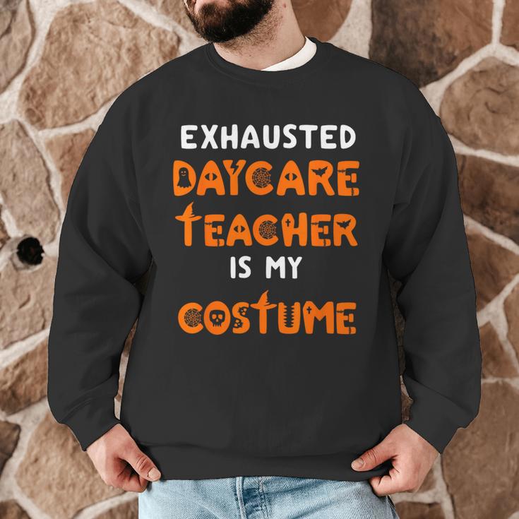 Daycare Teacher Halloween Costume Tired Day Care Shirt Men Graphic Sweatshirt, novelty gifts, funny gifts Daycare Teacher Halloween Costume Tired Day Care Shirt Men Graphic Sweatshirt, novelty gifts, funny gifts