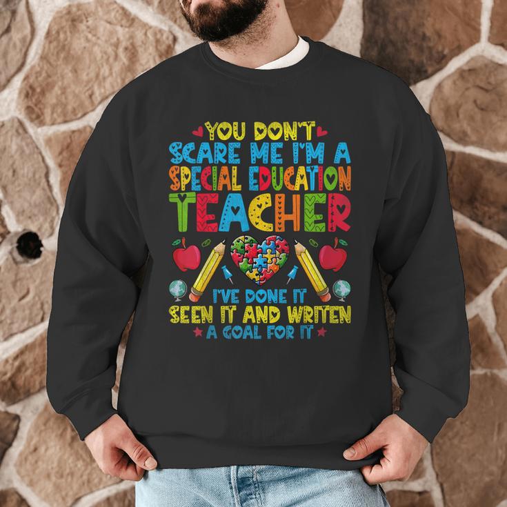 You Don't Scare Me I'm A Special Education Teacher SPED Men Graphic Sweatshirt, novelty gifts, funny gifts You Don't Scare Me I'm A Special Education Teacher SPED Men Graphic Sweatshirt, novelty gifts, funny gifts