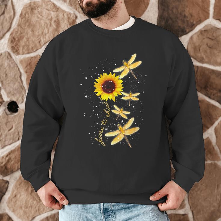 Dragonfly Sunflower Teacher Growth Mindset Choose To Shine Men Graphic Sweatshirt, novelty gifts, funny gifts Dragonfly Sunflower Teacher Growth Mindset Choose To Shine Men Graphic Sweatshirt, novelty gifts, funny gifts