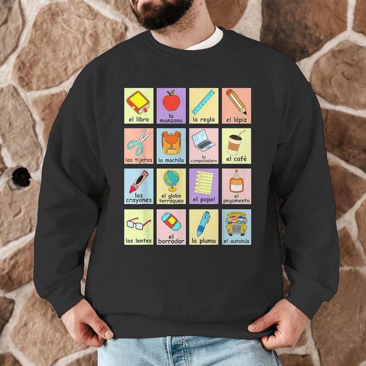 Dual Language Crew Bilingual Spanish Teacher Back To School For Men Women Men Graphic Sweatshirt, novelty gifts, funny gifts Dual Language Crew Bilingual Spanish Teacher Back To School For Men Women Men Graphic Sweatshirt, novelty gifts, funny gifts