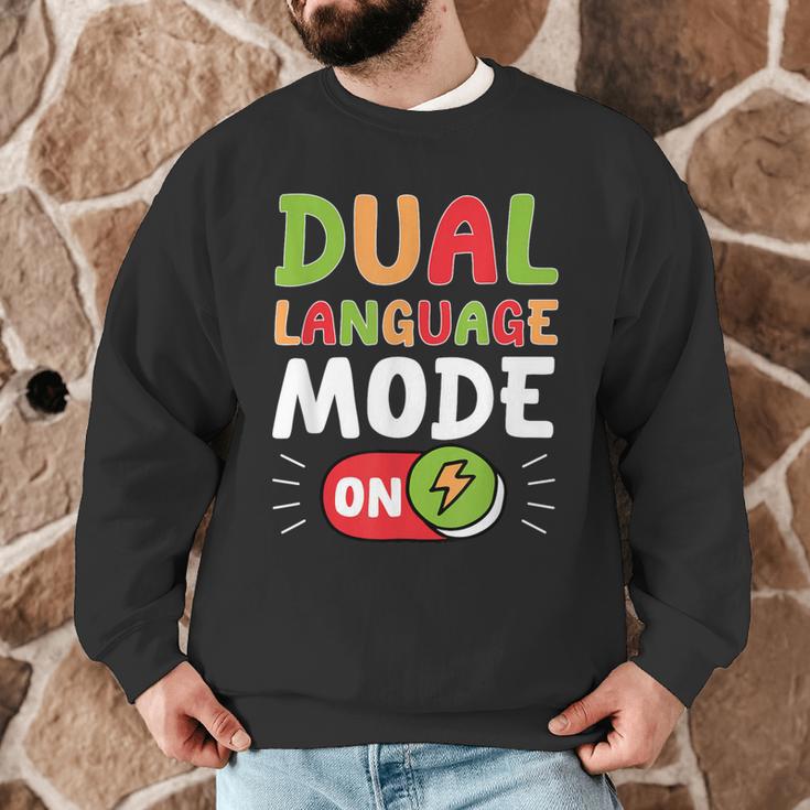 Dual Language Teacher Bilingual Teacher Men Graphic Sweatshirt, novelty gifts, funny gifts Dual Language Teacher Bilingual Teacher Men Graphic Sweatshirt, novelty gifts, funny gifts