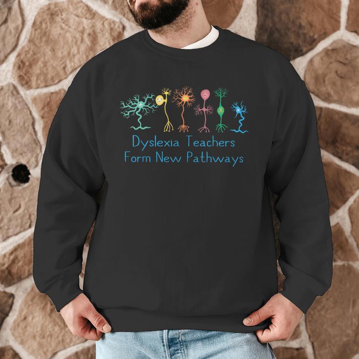 Dyslexia Teachers Form New Pathways Awareness Men Graphic Sweatshirt, novelty gifts, funny gifts