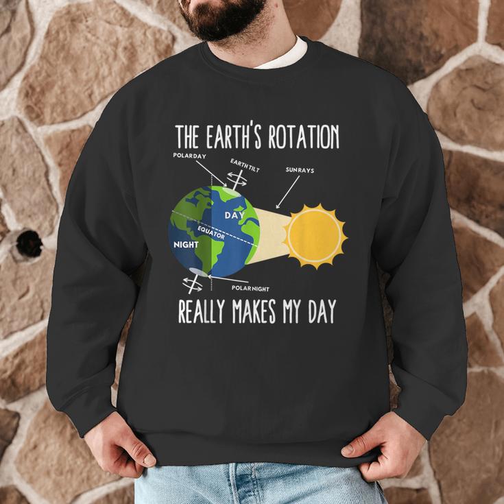 Earth Rotation Earth Day Science Teacher Kids Women Men Graphic Sweatshirt, novelty gifts, funny gifts Earth Rotation Earth Day Science Teacher Kids Women Men Graphic Sweatshirt, novelty gifts, funny gifts