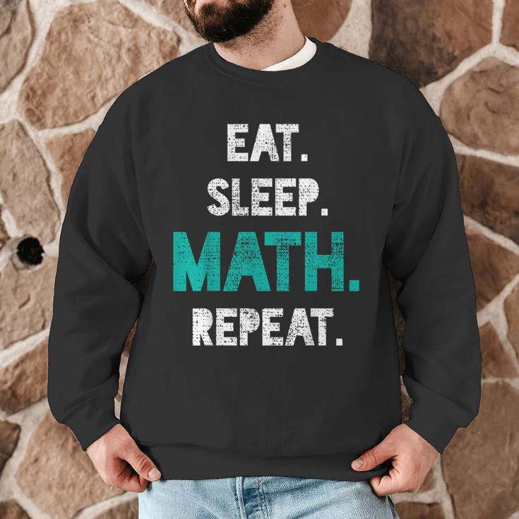 Eat Sleep Math Repeat Math Teacher Men Women Girls Kids Men Graphic Sweatshirt, novelty gifts, funny gifts