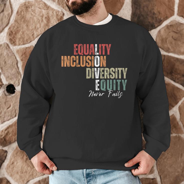 Equality Inclusion Diversity Equity Love Never Fails Teacher Men Graphic Sweatshirt, novelty gifts, funny gifts Equality Inclusion Diversity Equity Love Never Fails Teacher Men Graphic Sweatshirt, novelty gifts, funny gifts