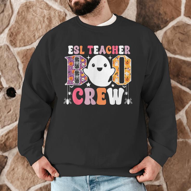 ESL Teacher Boo Crew Halloween Costume Men Graphic Sweatshirt, novelty gifts, funny gifts ESL Teacher Boo Crew Halloween Costume Men Graphic Sweatshirt, novelty gifts, funny gifts