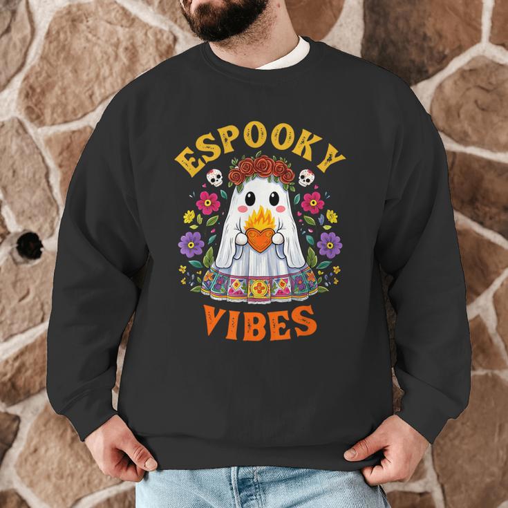 Espooky Vibes Spanish Mexican Halloween Ghost Teachers Men Graphic Sweatshirt, novelty gifts, funny gifts Espooky Vibes Spanish Mexican Halloween Ghost Teachers Men Graphic Sweatshirt, novelty gifts, funny gifts