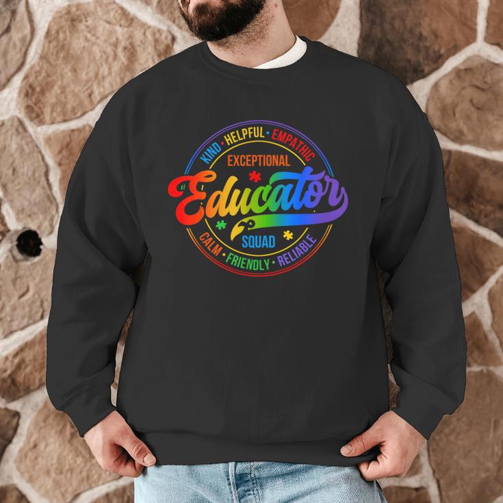 Exceptional Educator Squad Special Education Teacher Autism Men Graphic Sweatshirt, novelty gifts, funny gifts Exceptional Educator Squad Special Education Teacher Autism Men Graphic Sweatshirt, novelty gifts, funny gifts