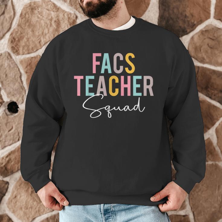 FACS Teacher Squad Colorful Appreciation Day Back To School Men Women Girls Kids Men Graphic Sweatshirt, novelty gifts, funny gifts
