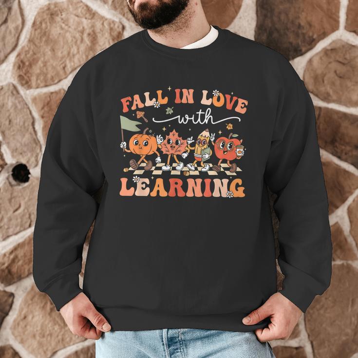 Fall In Love With Learning Autumn Teacher Thanksgiving Men Graphic Sweatshirt, novelty gifts, funny gifts Fall In Love With Learning Autumn Teacher Thanksgiving Men Graphic Sweatshirt, novelty gifts, funny gifts
