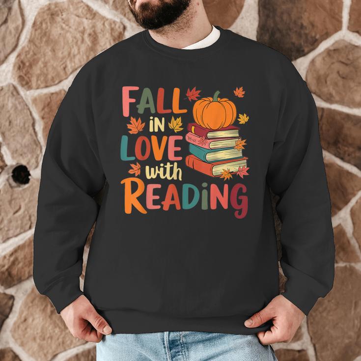 Fall In Love With Reading Autumn Thanksgiving Shirt Teacher Men Graphic Sweatshirt, novelty gifts, funny gifts Fall In Love With Reading Autumn Thanksgiving Shirt Teacher Men Graphic Sweatshirt, novelty gifts, funny gifts