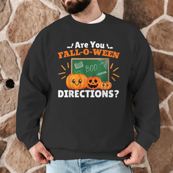 Are You Fall O Ween Directions Halloween Teacher Retro Men Graphic Sweatshirt, novelty gifts, funny gifts Are You Fall O Ween Directions Halloween Teacher Retro Men Graphic Sweatshirt, novelty gifts, funny gifts