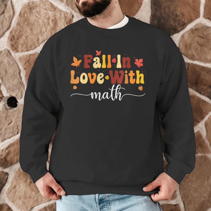 Fall Teacher Fall In Love With Math Math Thanksgiving Men Graphic Sweatshirt, novelty gifts, funny gifts Fall Teacher Fall In Love With Math Math Thanksgiving Men Graphic Sweatshirt, novelty gifts, funny gifts