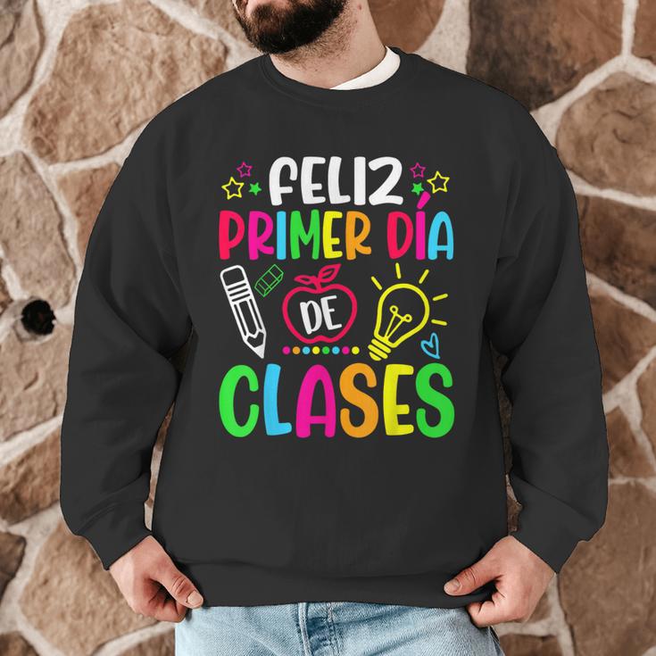 Feliz Primer Dia De Clases Kids Girl Teacher Spanish School Men Graphic Sweatshirt, novelty gifts, funny gifts Feliz Primer Dia De Clases Kids Girl Teacher Spanish School Men Graphic Sweatshirt, novelty gifts, funny gifts