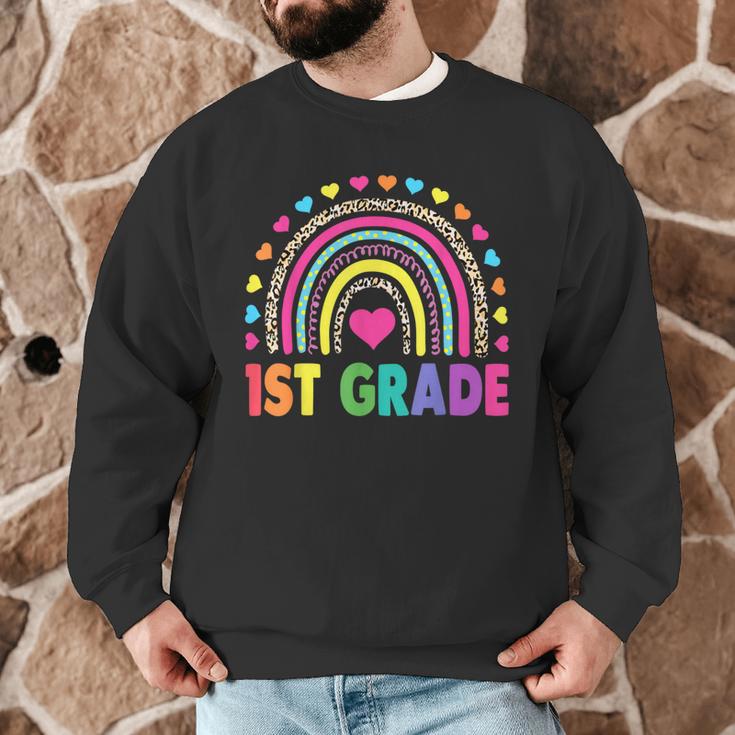 First Grade Rainbow Girls Boys Teacher Team 1st Grade Squad Men Graphic Sweatshirt, novelty gifts, funny gifts First Grade Rainbow Girls Boys Teacher Team 1st Grade Squad Men Graphic Sweatshirt, novelty gifts, funny gifts