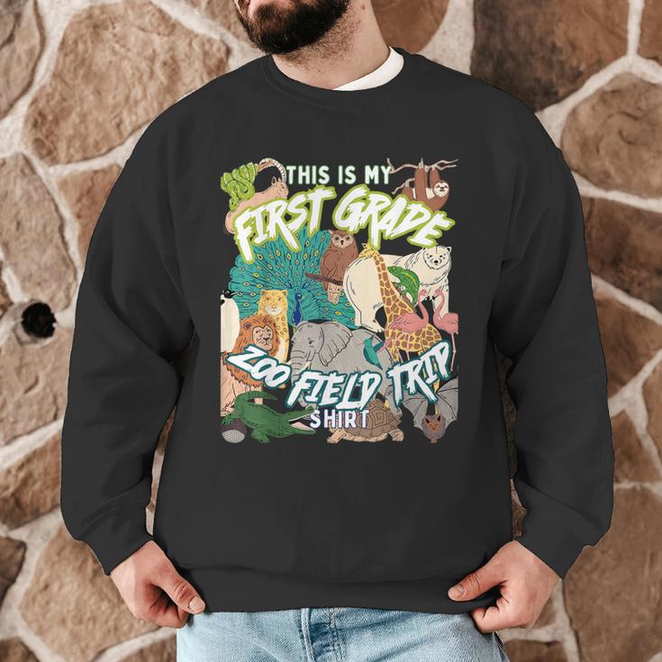 First Grade Zoo Field Trip Matching Student Teacher Class Men Graphic Sweatshirt, novelty gifts, funny gifts First Grade Zoo Field Trip Matching Student Teacher Class Men Graphic Sweatshirt, novelty gifts, funny gifts