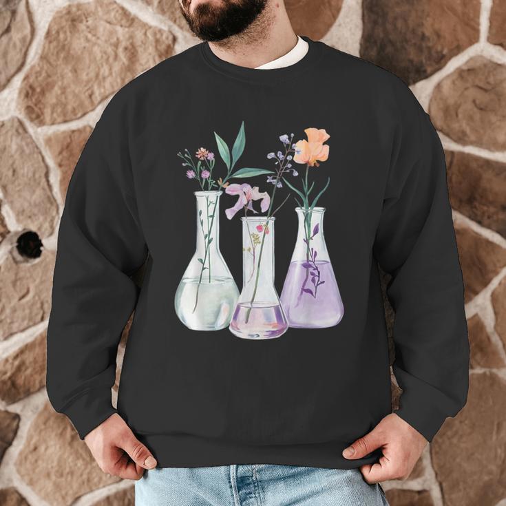Flowers Test Tube Chemistry Student Science Teacher Women Men Graphic Sweatshirt, novelty gifts, funny gifts Flowers Test Tube Chemistry Student Science Teacher Women Men Graphic Sweatshirt, novelty gifts, funny gifts