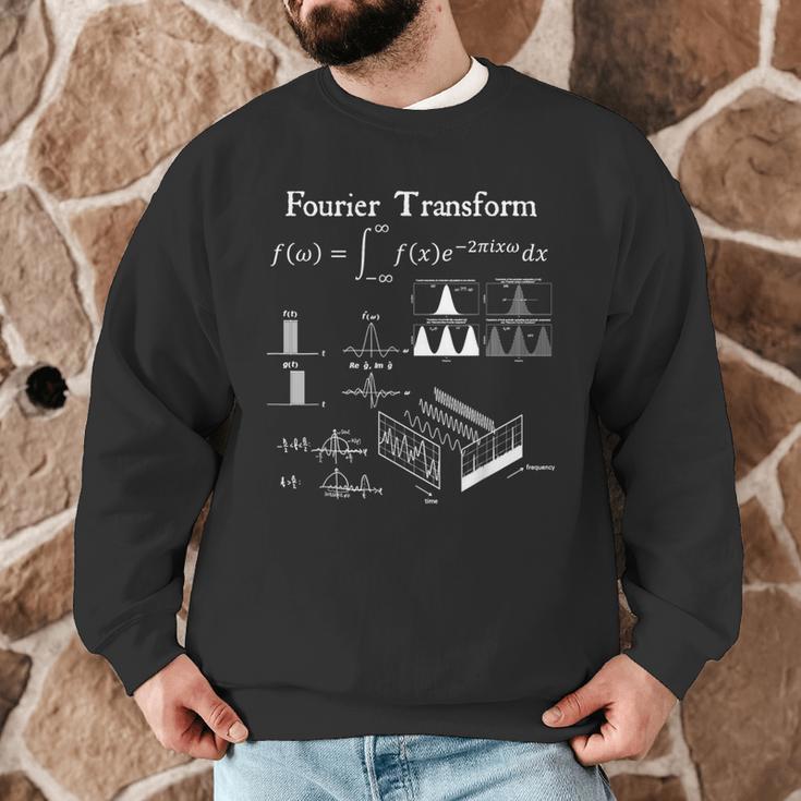 Fourier Transform Signal Science Math Teacher Nerdy Men Graphic Sweatshirt, novelty gifts, funny gifts