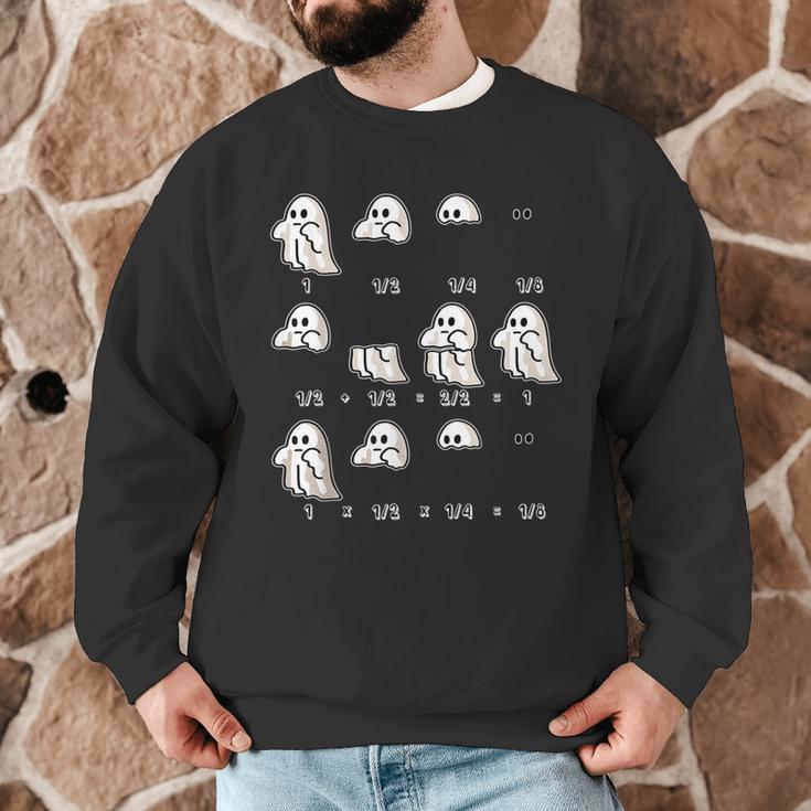 Fractions Math Teacher Ghost Math Halloween Humorous Men Graphic Sweatshirt, novelty gifts, funny gifts Fractions Math Teacher Ghost Math Halloween Humorous Men Graphic Sweatshirt, novelty gifts, funny gifts