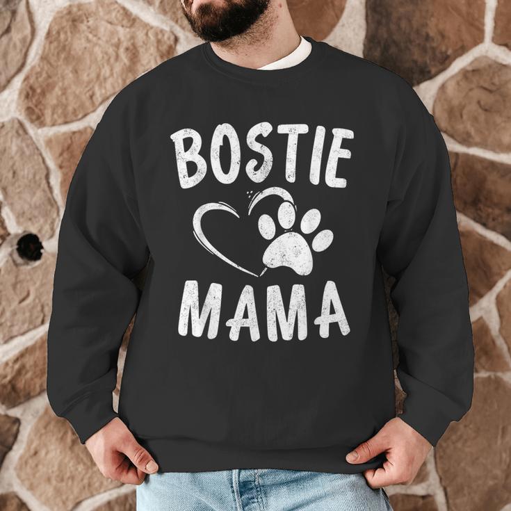 Fun Bostie Mama Dog Lover Apparel Boston Terrier Mom Men Graphic Sweatshirt, novelty gifts, funny gifts