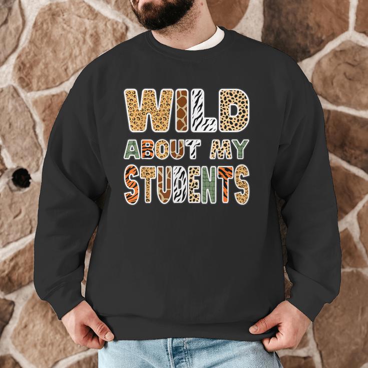 Fun Zoo Animal Print Teacher Shirts Wild About My Students Men Graphic Sweatshirt, novelty gifts, funny gifts Fun Zoo Animal Print Teacher Shirts Wild About My Students Men Graphic Sweatshirt, novelty gifts, funny gifts