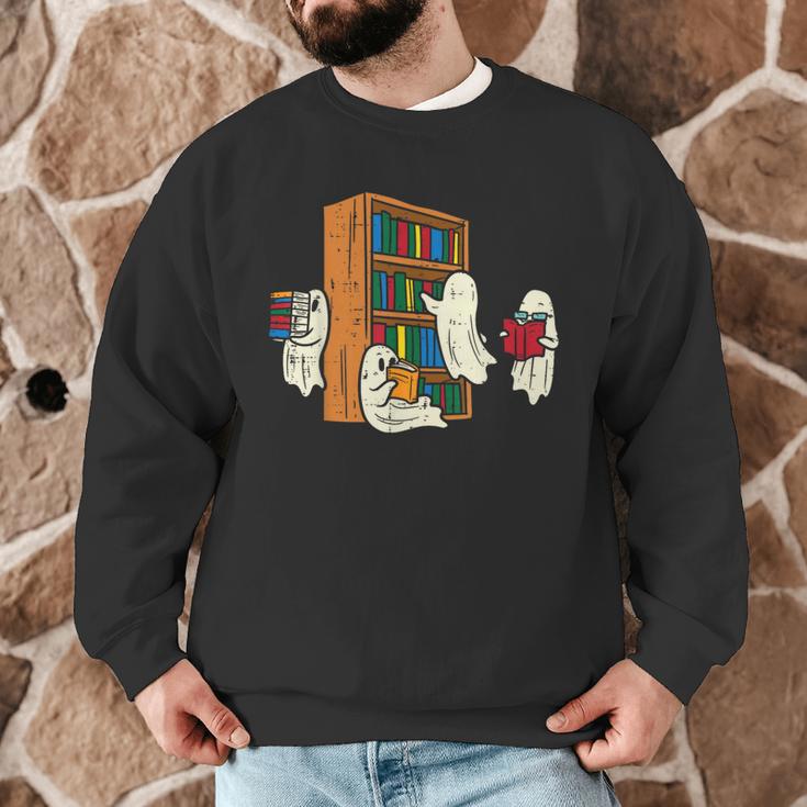 Ghosts Reading Books Teacher Halloween Librarian Boooks Men Graphic Sweatshirt, novelty gifts, funny gifts Ghosts Reading Books Teacher Halloween Librarian Boooks Men Graphic Sweatshirt, novelty gifts, funny gifts