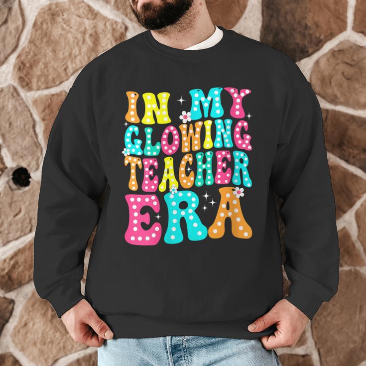 In My Glowing Teacher Era Groovy Colorful Bright Men Graphic Sweatshirt, novelty gifts, funny gifts In My Glowing Teacher Era Groovy Colorful Bright Men Graphic Sweatshirt, novelty gifts, funny gifts