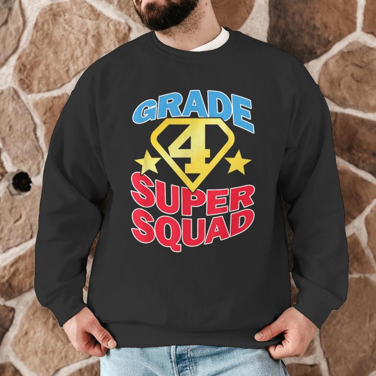 Grade 4 Super Squad Superhero Teacher Team Men Graphic Sweatshirt, novelty gifts, funny gifts Grade 4 Super Squad Superhero Teacher Team Men Graphic Sweatshirt, novelty gifts, funny gifts