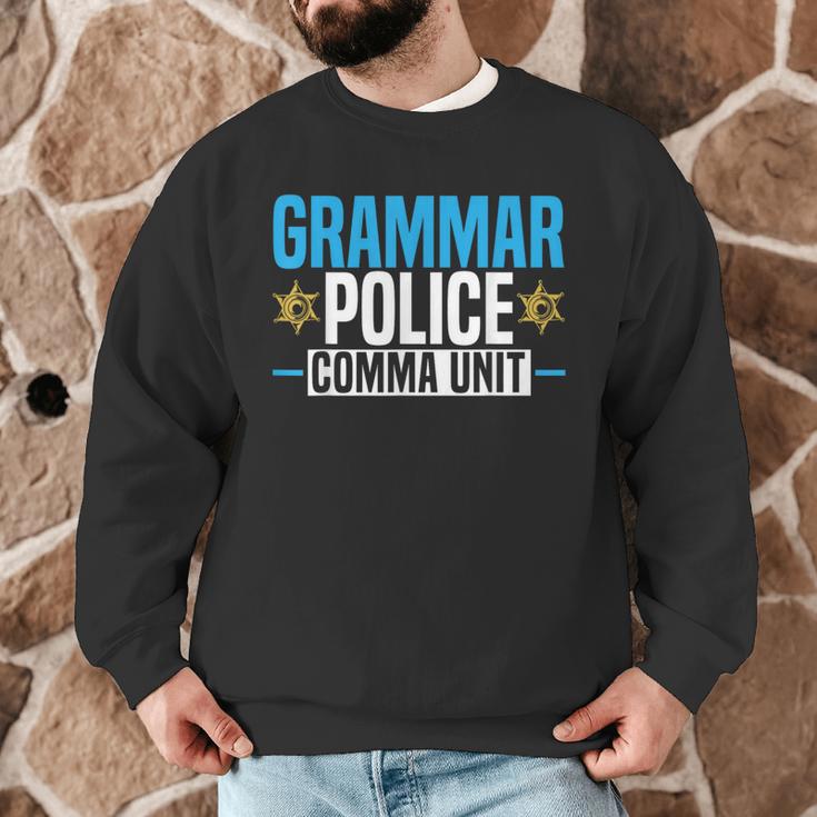 Grammar Police Comma Unit English Teacher Grammar Teacher For Men Women Men Graphic Sweatshirt, novelty gifts, funny gifts Grammar Police Comma Unit English Teacher Grammar Teacher For Men Women Men Graphic Sweatshirt, novelty gifts, funny gifts
