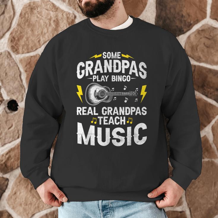 Some Grandpas Play Bingo Real Grandpas Teach Music Teacher Men Graphic Sweatshirt, novelty gifts, funny gifts Some Grandpas Play Bingo Real Grandpas Teach Music Teacher Men Graphic Sweatshirt, novelty gifts, funny gifts