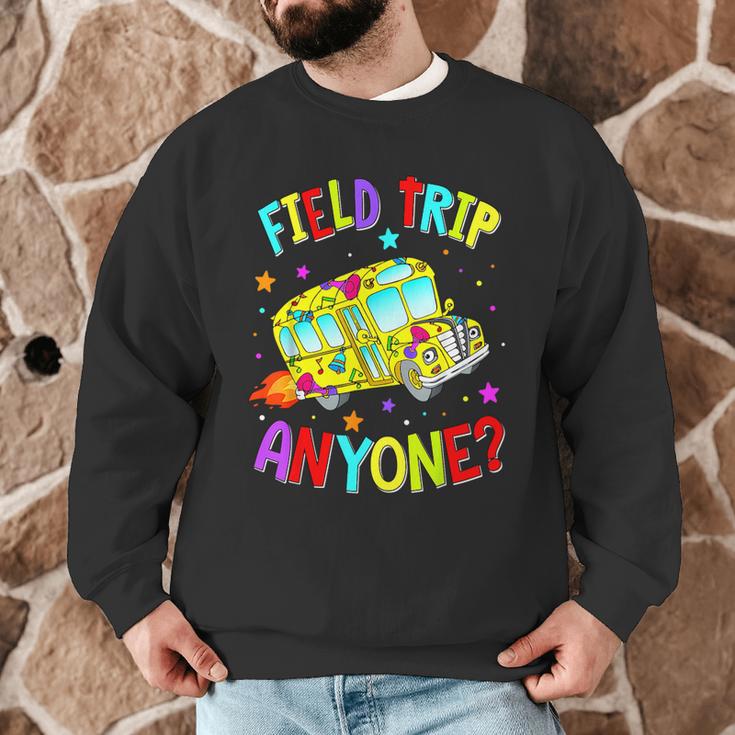 Groovy Field Trip Anyone Happy Field Day For Teachers Kids Men Graphic Sweatshirt, novelty gifts, funny gifts Groovy Field Trip Anyone Happy Field Day For Teachers Kids Men Graphic Sweatshirt, novelty gifts, funny gifts