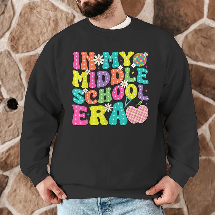 Groovy In My Middle School Era Back To School Teacher Men Graphic Sweatshirt, novelty gifts, funny gifts Groovy In My Middle School Era Back To School Teacher Men Graphic Sweatshirt, novelty gifts, funny gifts