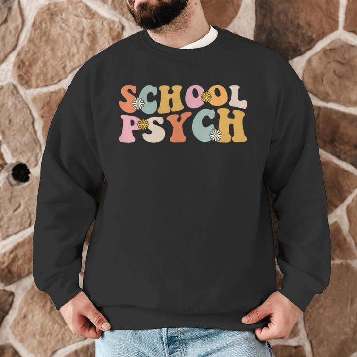 Groovy Retro School Psych Teacher School Psychologist For Men Women Girls Kids Men Graphic Sweatshirt, novelty gifts, funny gifts Groovy Retro School Psych Teacher School Psychologist For Men Women Girls Kids Men Graphic Sweatshirt, novelty gifts, funny gifts