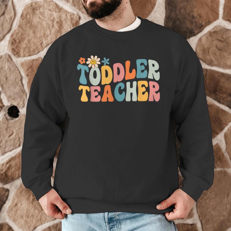 Groovy Toddler Teacher Appreciation Back To School Men Graphic Sweatshirt, novelty gifts, funny gifts