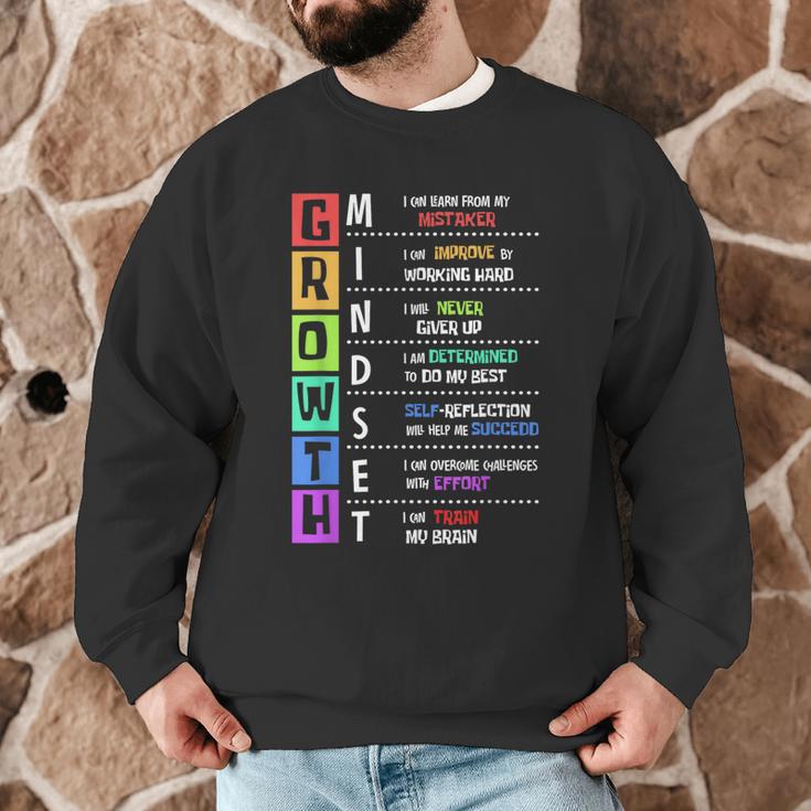 Growth Mindset Positive Motivational Classroom Teacher Learn Men Graphic Sweatshirt, novelty gifts, funny gifts Growth Mindset Positive Motivational Classroom Teacher Learn Men Graphic Sweatshirt, novelty gifts, funny gifts