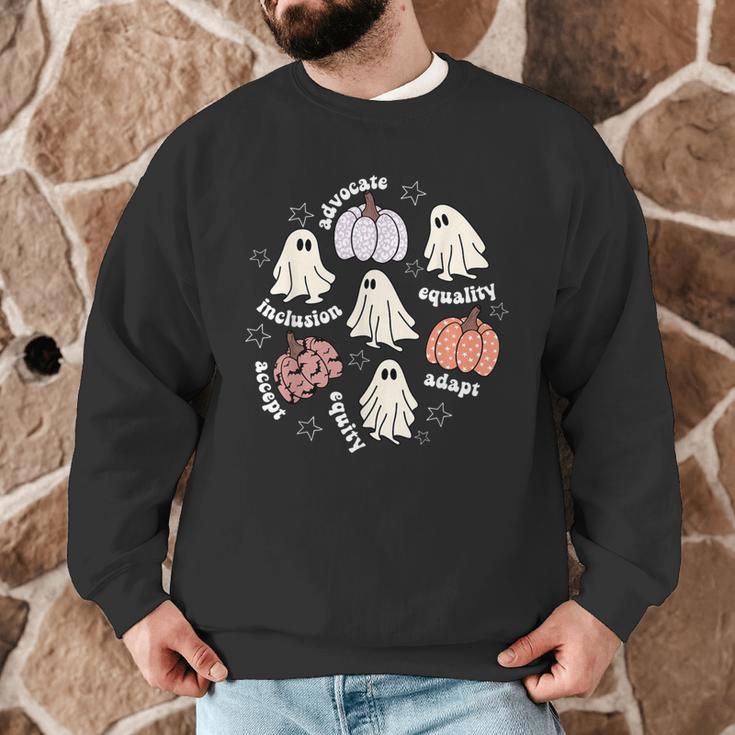 Halloween Advocate Heat Transfers Special Education Teacher Men Women Men Graphic Sweatshirt, novelty gifts, funny gifts