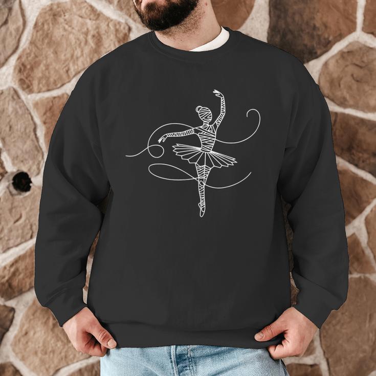 Halloween Ballet Mummy Ballerina Spooky Dance Teacher Women Men Graphic Sweatshirt, novelty gifts, funny gifts
