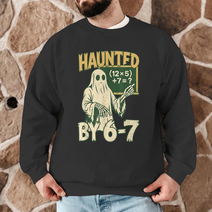 Halloween Costume Haunted By 67 Ghost Math Teacher Professor Men Graphic Sweatshirt, novelty gifts, funny gifts Halloween Costume Haunted By 67 Ghost Math Teacher Professor Men Graphic Sweatshirt, novelty gifts, funny gifts