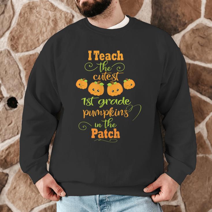 Halloween Cutest Pumpkins First Grade Teacher Men Graphic Sweatshirt, novelty gifts, funny gifts Halloween Cutest Pumpkins First Grade Teacher Men Graphic Sweatshirt, novelty gifts, funny gifts
