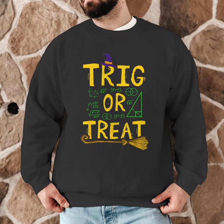 Halloween Math Teacher Trig Or Treat Student School College Men Graphic Sweatshirt, novelty gifts, funny gifts Halloween Math Teacher Trig Or Treat Student School College Men Graphic Sweatshirt, novelty gifts, funny gifts