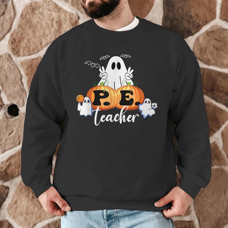 Halloween PE Teacher Ghosts Pumpkins Sports Lover Men Graphic Sweatshirt, novelty gifts, funny gifts Halloween PE Teacher Ghosts Pumpkins Sports Lover Men Graphic Sweatshirt, novelty gifts, funny gifts