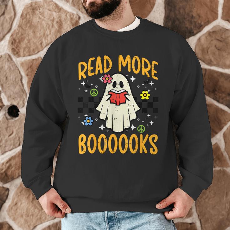 Halloween Read More Books Retro Costume Teacher Women Girls Men Graphic Sweatshirt, novelty gifts, funny gifts
