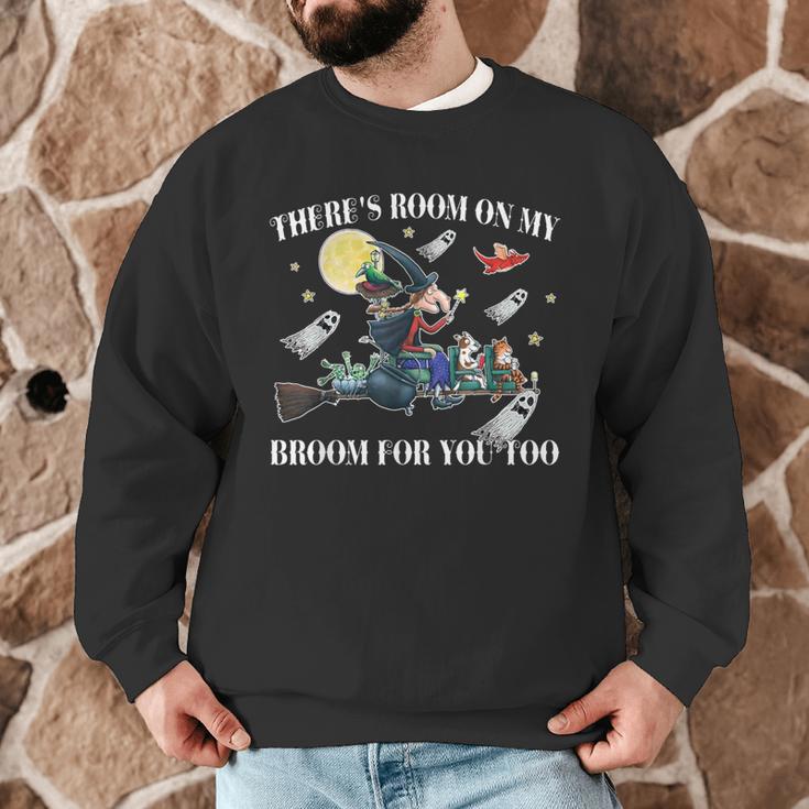 Halloween There's Room On My Broom For You Too Teacher Men Graphic Sweatshirt, novelty gifts, funny gifts
