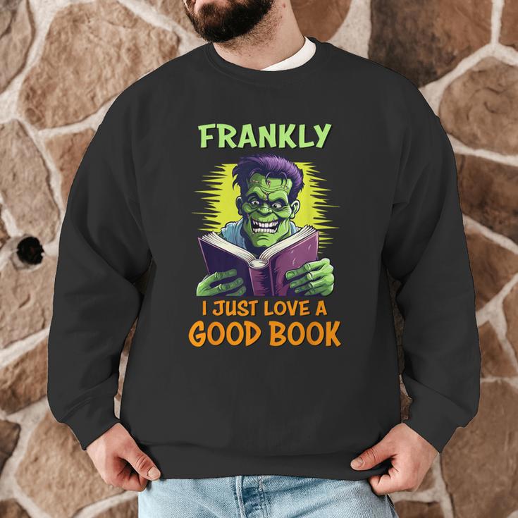 Halloween Teacher Librarian Frankenstein Reading Books Men Graphic Sweatshirt, novelty gifts, funny gifts Halloween Teacher Librarian Frankenstein Reading Books Men Graphic Sweatshirt, novelty gifts, funny gifts