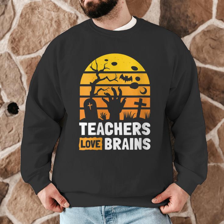 Halloween Teachers Science Math Teachers Love Brains Men Graphic Sweatshirt, novelty gifts, funny gifts Halloween Teachers Science Math Teachers Love Brains Men Graphic Sweatshirt, novelty gifts, funny gifts