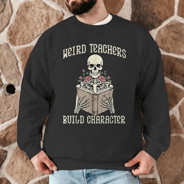 Halloween Weird Teachers Build Character Costume Men Women Men Graphic Sweatshirt, novelty gifts, funny gifts Halloween Weird Teachers Build Character Costume Men Women Men Graphic Sweatshirt, novelty gifts, funny gifts