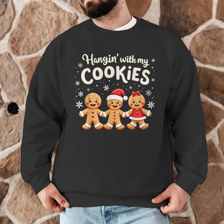 Hangin With My Cookies Gingerbread Christmas Teacher Men Graphic Sweatshirt, novelty gifts, funny gifts Hangin With My Cookies Gingerbread Christmas Teacher Men Graphic Sweatshirt, novelty gifts, funny gifts