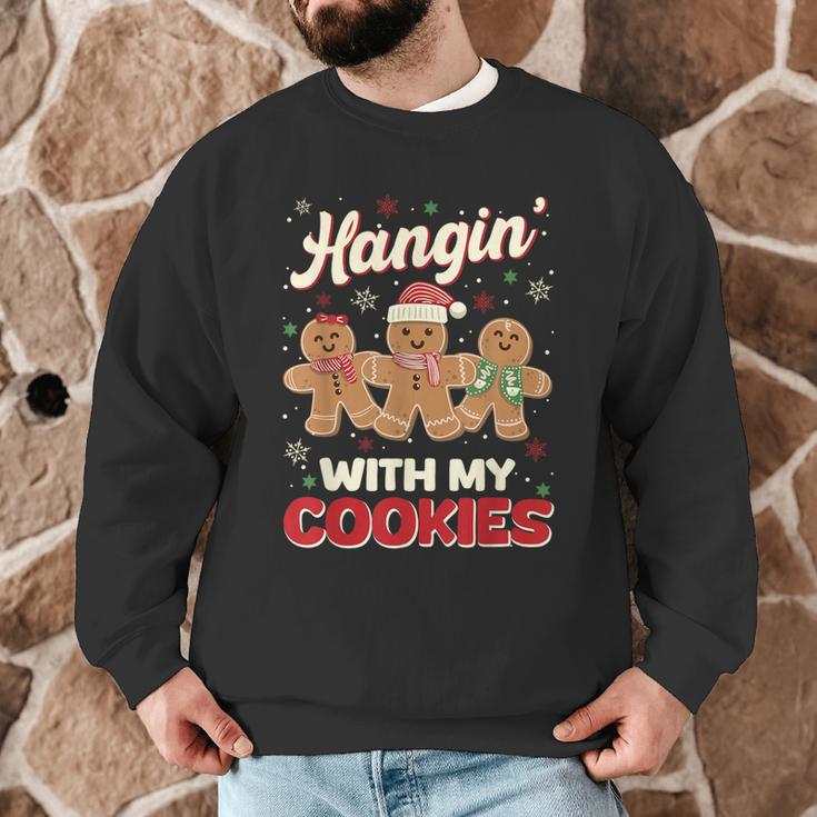 Hangin With My Cookies Gingerbread Man Xmas Teacher Men Graphic Sweatshirt, novelty gifts, funny gifts Hangin With My Cookies Gingerbread Man Xmas Teacher Men Graphic Sweatshirt, novelty gifts, funny gifts