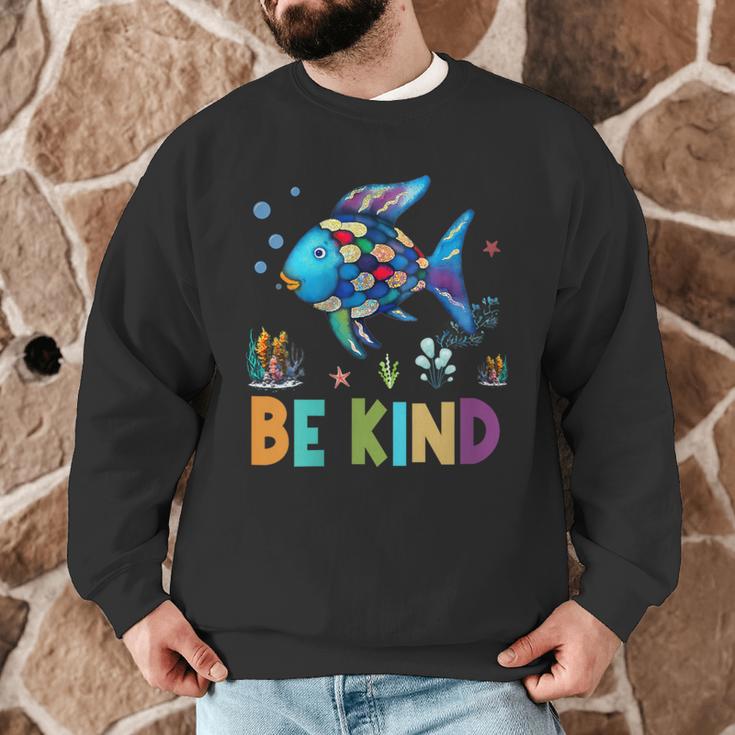Happy First Day Of School Fish Rainbows Teacher Be Kind Men Graphic Sweatshirt, novelty gifts, funny gifts Happy First Day Of School Fish Rainbows Teacher Be Kind Men Graphic Sweatshirt, novelty gifts, funny gifts